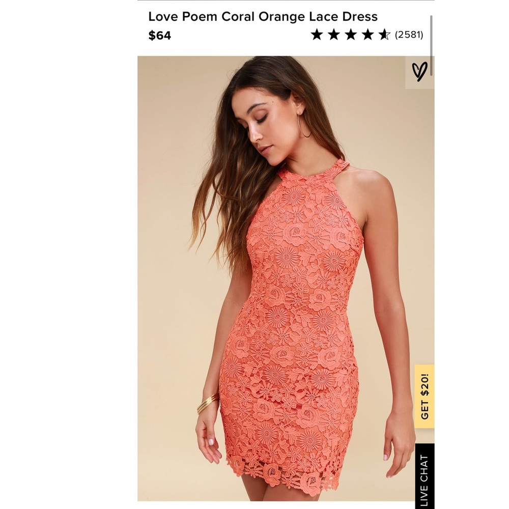 NEW WITH TAGS ⚡️ Lulu’s Lace Dress
